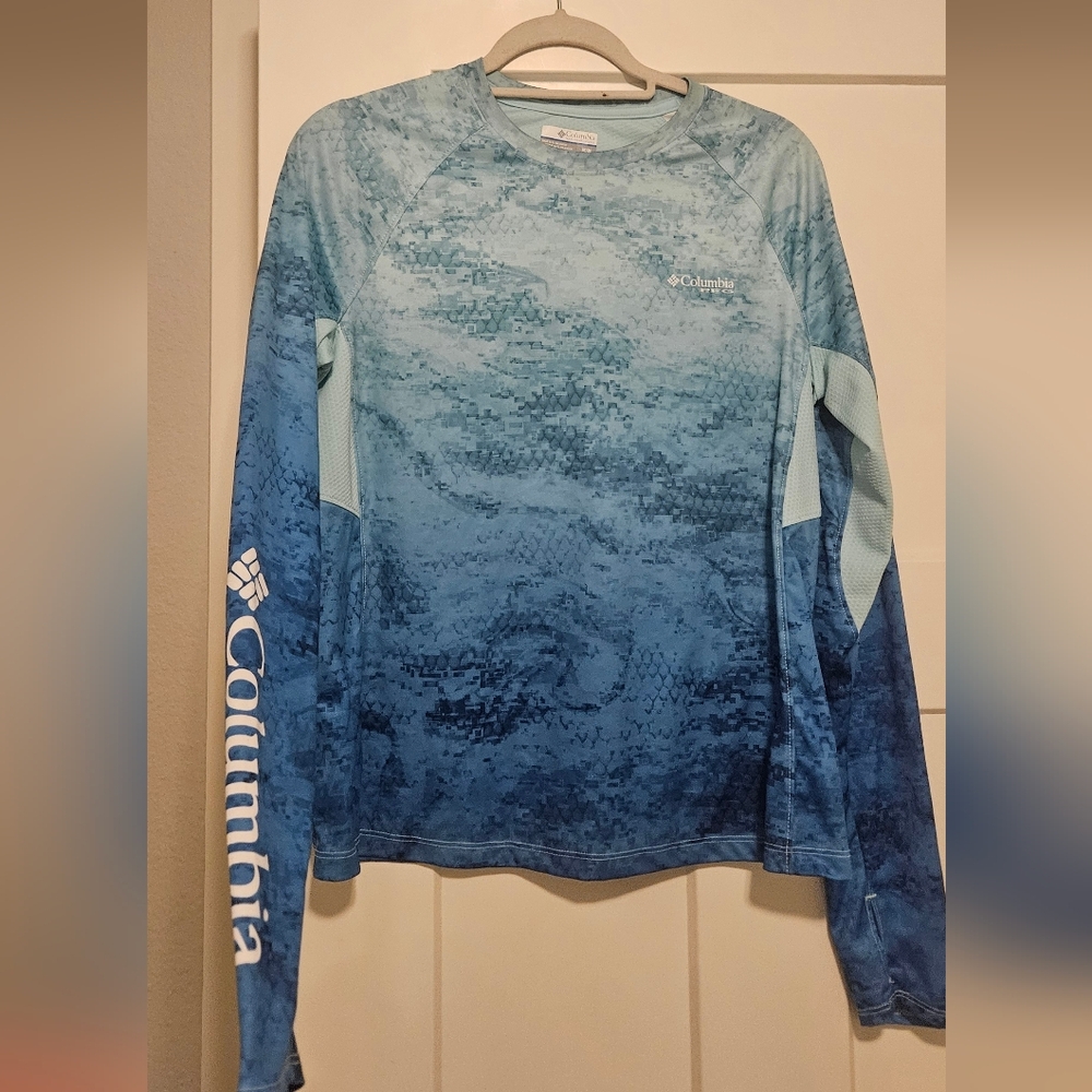 Columbia Blue Long Sleeve Shirt